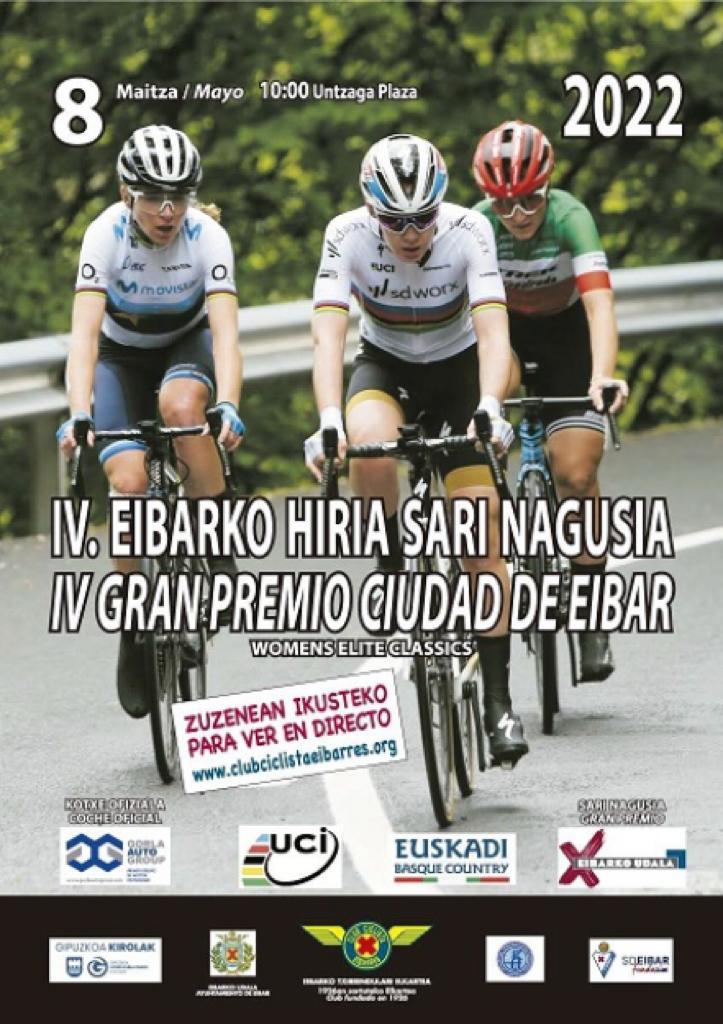 Olivia Baril gana el Gran Premio Ciudad de Eibar por delante de Ane Santesteban y de Mavi García
